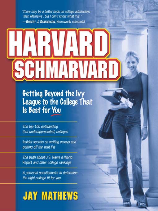 Title details for Harvard Schmarvard by Jay Mathews - Wait list